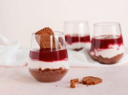 Cheesecake In Een Glaasje, Met Framboos En Speculoos - Innersparkle